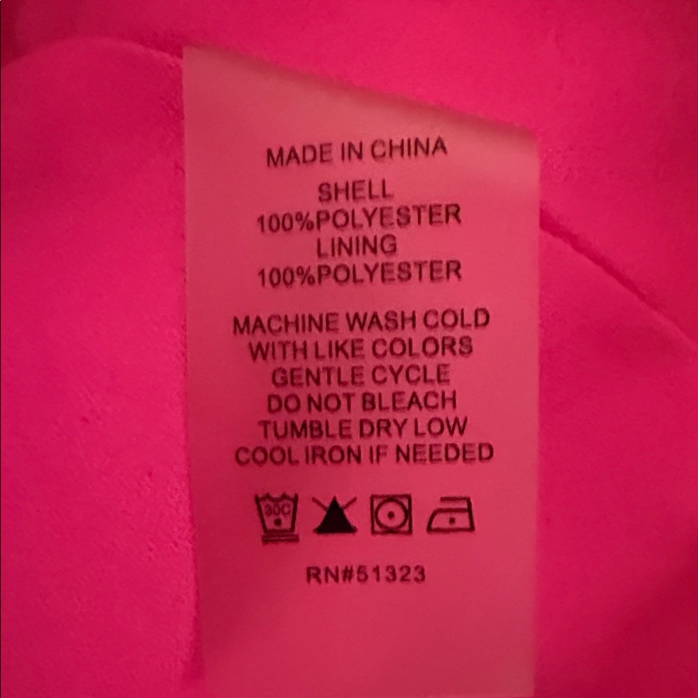 Vince Camuto Hot Pink Flutter Sleeve Blouse - Picture 5 of 5